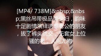 [MP4/ 738M]&nbsp;&nbsp;黑丝吊带极品美少妇，韵味十足剧情演绎诱惑老公的朋友，拔了裤头就交，无套女上位骚的很，人间尤物