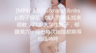 [MP4/ 1.01G]&nbsp;&nbsp;狗子探花，情人节重头戏来调教，21岁大学生妹子，柳腰美穴，鸡巴每次抽插都爽得抽搐呻吟